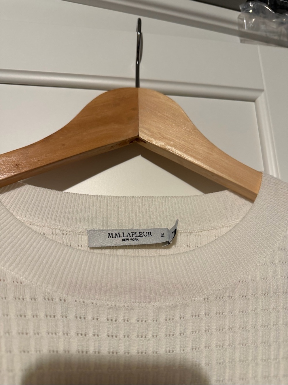 M.M. LaFleur Cream Knit Dress M